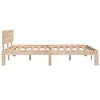 vidaXL Bedframe massief hout 135x190 cm