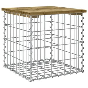 vidaXL Tuinbank schanskorfontwerp 43x44x42 cm ge&iuml;mpregneerd grenenhout
