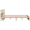 vidaXL Bedframe met hoofdbord massief grenenhout 140x190 cm
