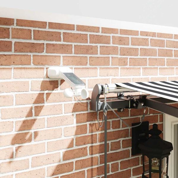 vidaXL Luifel automatisch uittrekbaar LED 400x300 cm antraciet en wit