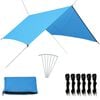 vidaXL Afdekzeil 3x2,85 m blauw