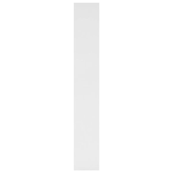 vidaXL Boekenkast/kamerscherm 80x30x198 cm bewerkt hout wit