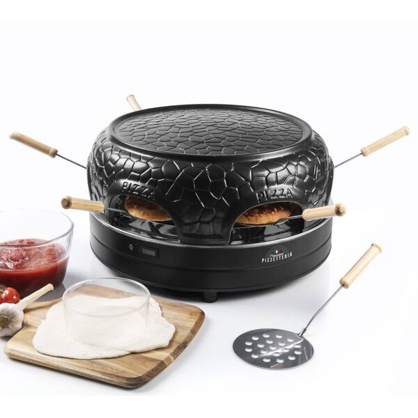 Bestron Pizzamaker voor 6 personen APD600Z 910 W zwart
