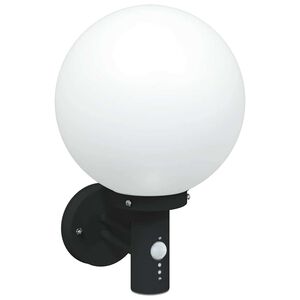 vidaXL Buiten Wandlamp Zwart 28 x 25 x 38 cm