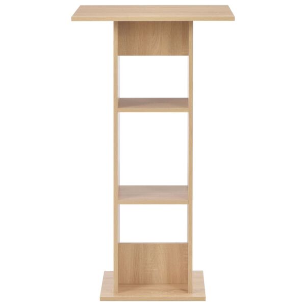 vidaXL Bartafel 60x60x110 cm eikenkleurig
