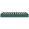 vidaXL Ottoman bedframe zonder matras 120x200 cm fluweel donkergroen