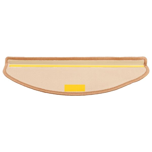 vidaXL Trapmatten zelfklevend 5 st 65x21x4 cm beige