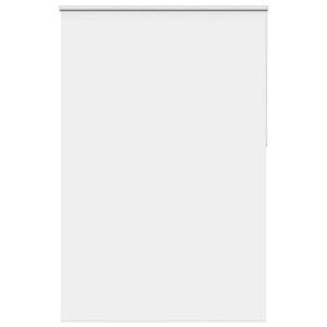 vidaXL Rolgordijn verduisterend 145x230 cm stofbreedte 141,6 cm wit
