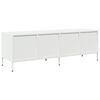 vidaXL Tv-meubel 135x39x43,5 cm koudgewalst staal wit