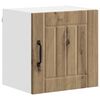 vidaXL Wandkast LUCCA Artisanaal eiken 40 x 31 x 40 cm Bewerkt hout