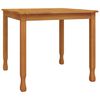vidaXL Tuintafel 85x85x75 cm massief teakhout