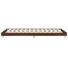 vidaXL Bedframe zonder matras bewerkt hout bruin eikenkleur 90x190 cm
