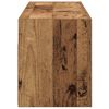 vidaXL Badkamerwandkast 80x25x30 cm bewerkt hout oud houtkleurig