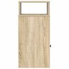 vidaXL Nachtkastjes 2 st met lade 25x31x66 cm sonoma eikenkleurig