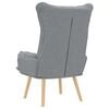 vidaXL Fauteuil Lichtgrijs 69 x 74 x 93 cm Stof