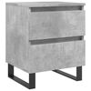 vidaXL Nachtkastje 40x35x50 cm bewerkt hout betongrijs