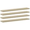vidaXL Wandschappen 8 st 60x10x1,5 cm spaanplaat sonoma eikenkleurig