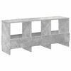 vidaXL Tijdschrift Rek Beton Grijs 102 x 30 x 45 cm