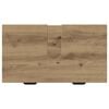 vidaXL Badkamermeubelset Artisan Eiken Engineered hout, Metaal