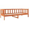 vidaXL Bedframe met hoofdeinde Wasbruin 80 x 200 cm Massief grenenhout