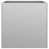 vidaXL Plantenbak 49x47x46 cm gegalvaniseerd staal zilverkleurig
