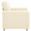 vidaXL Sofastoel Crème 60 cm Corduroy Stof
