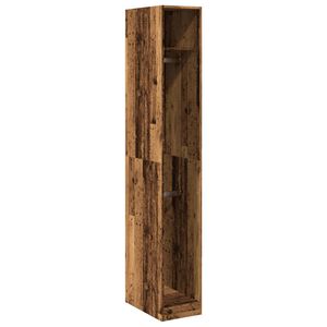 vidaXL Kledingkast 30x50x200 cm bewerkt hout oud hout