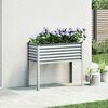 vidaXL Plantenbak 100x45x90 cm gegalvaniseerd staal