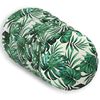 vidaXL Kussensloop 6 pcs HEERLEN Bladpatroon &Oslash; 50 cm Polyester