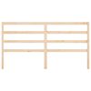 vidaXL Hoofdbord 206x4x100 cm massief grenenhout