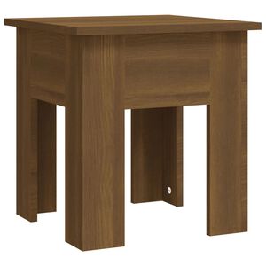 vidaXL Salontafel 40x40x42 cm spaanplaat bruin eikenkleur