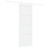 vidaXL Schuifdeur 73,5 x 198,5 cm Bewerkt hout Wit