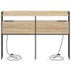 vidaXL Opslag hoofdbord met plank Sonoma eiken 150 cm Bewerkt hout