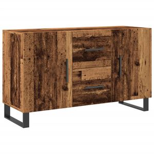 vidaXL Dressoir 100x36x60 cm bewerkt hout oud houtkleurig