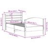 vidaXL Bedframe zonder matras massief grenenhout 90x200 cm