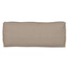 vidaXL Kussen Taupe 100 x 40 x 8 cm Oxford Stof