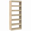 vidaXL Boekenkast met plank Sonoma Eiken 80 x 30 x 198 cm Bewerkt hout