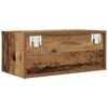 vidaXL TV-meubel 60x31x25,5 cm bewerkt hout oud houtkleurig