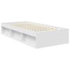 vidaXL Bedframe met hoofdeinde Wit 90 x 190 cm Massief grenenhout
