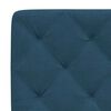 vidaXL Bed met matras fluweel blauw 100x200 cm