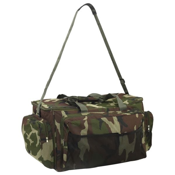 vidaXL Vistas waterdicht camouflage oxford stof groen