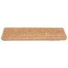 vidaXL Trapmatten 20 st 65x21x4 cm beige rechthoekige rand