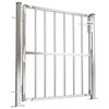 vidaXL Tuinpoort 100x95 cm roestvrij staal