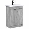 vidaXL Badkamermeubelset Grijs Sonoma 78,5 x 37,5 x 81 cm Bewerkt hout