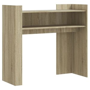 vidaXL Wandtafel 100x35x90 cm bewerkt hout sonoma eikenkleurig