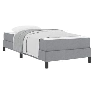 vidaXL Boxspringbed Lichtgrijs 80 x 200 cm Stof