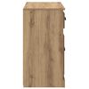 vidaXL Highboard Artisan Eiken 70 x 35,5 x 67,5 cm Bewerkt hout