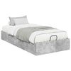 vidaXL Ottoman Bedframe Beton Grijs 193 x 120 x 25 cm Bewerkt hout