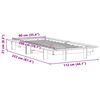vidaXL Bedframe zonder matras massief grenenhout wasbruin 90x200 cm