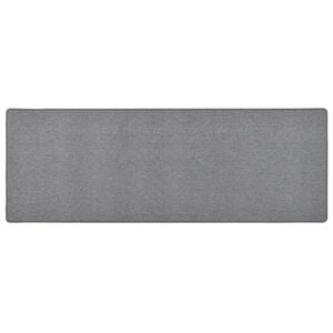 vidaXL Tapijtloper 80x250 cm donkergrijs
